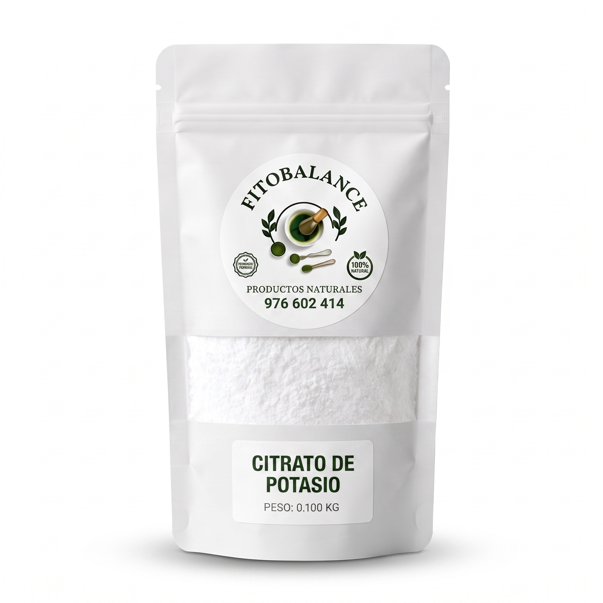 Citrato de Potasio 100 gramos