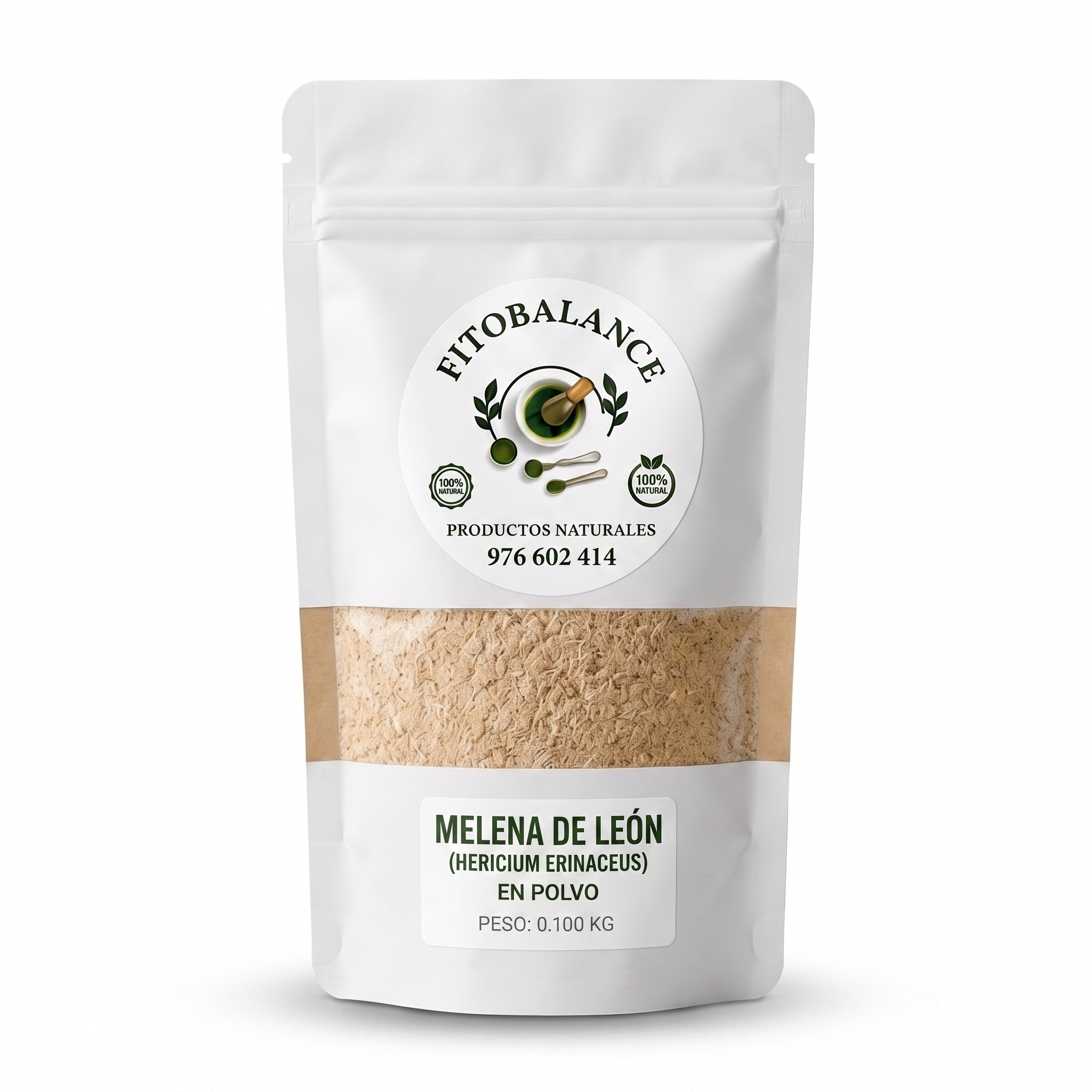 Melena de Leon (Hericium Erinaceus) 100g