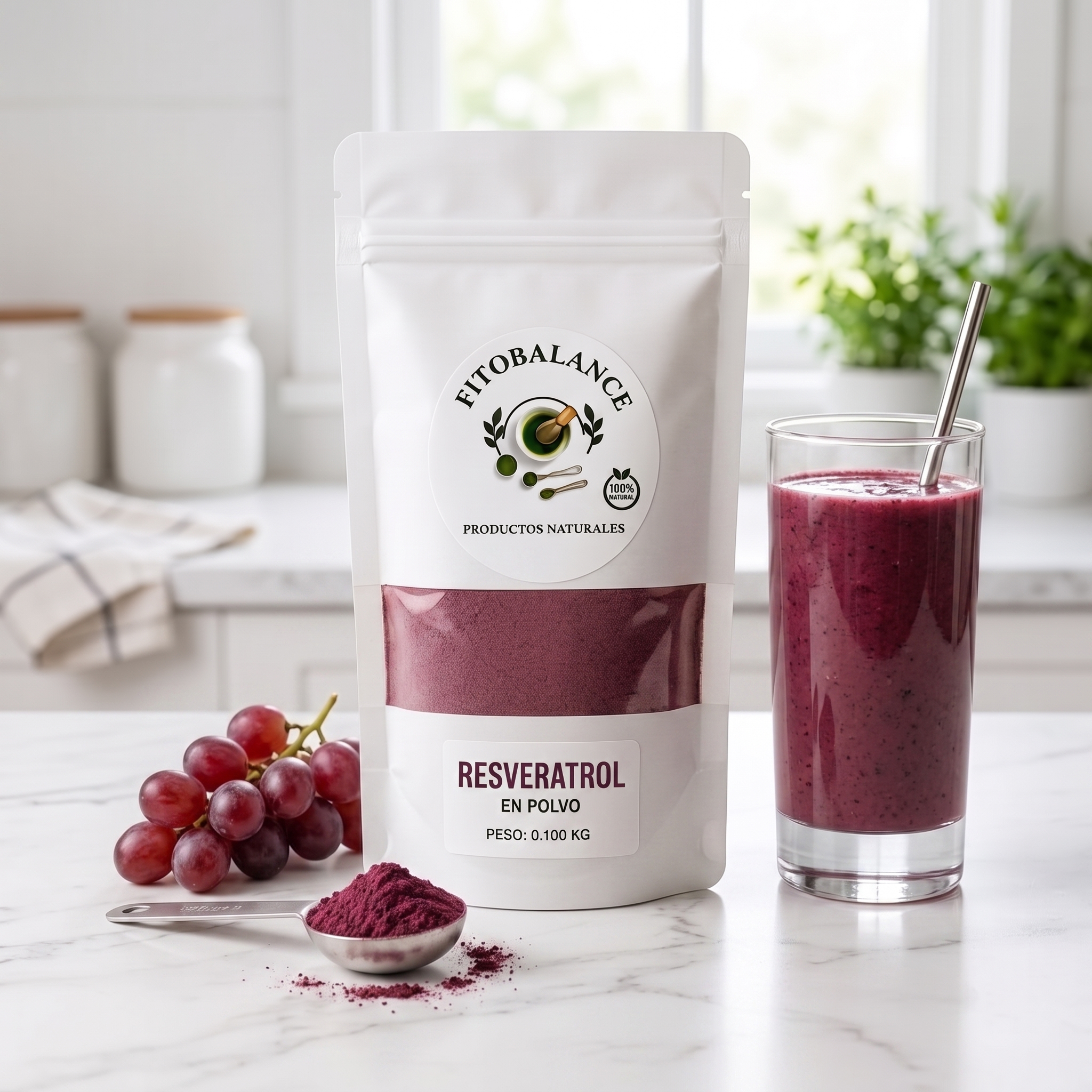 Resveratrol en polvo 100 gramos